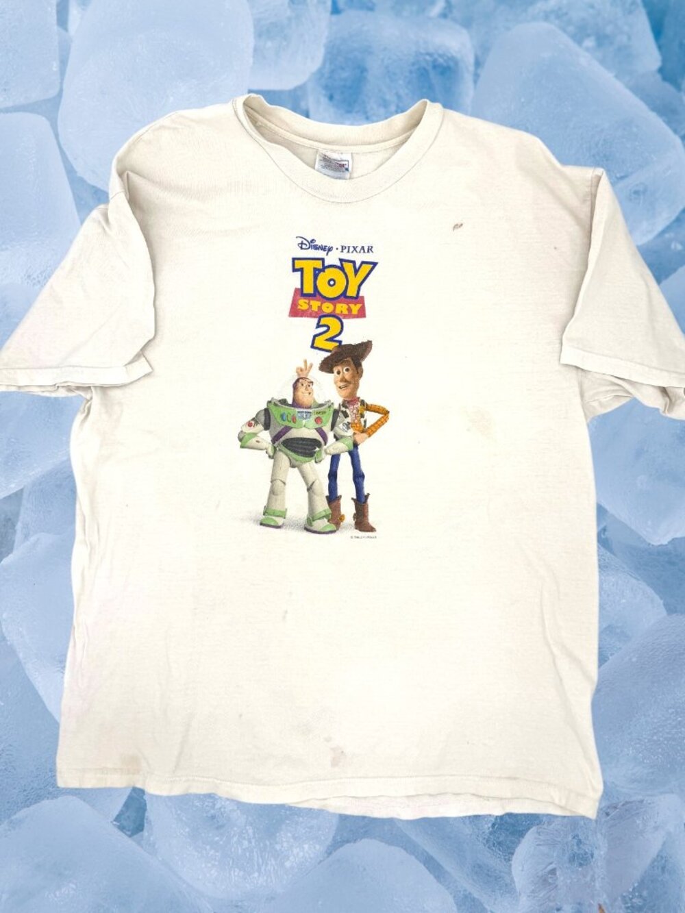 RARE Vintage 90s Toy Story 2 Movie Promo Premiere T shirt Front and Back Size XL